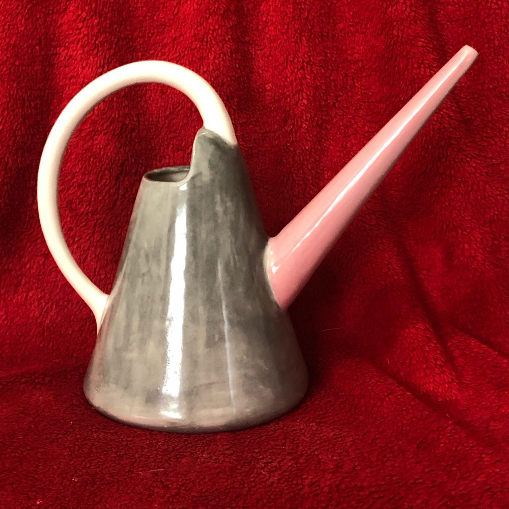 Vintage Glazed ceramic water pitcher